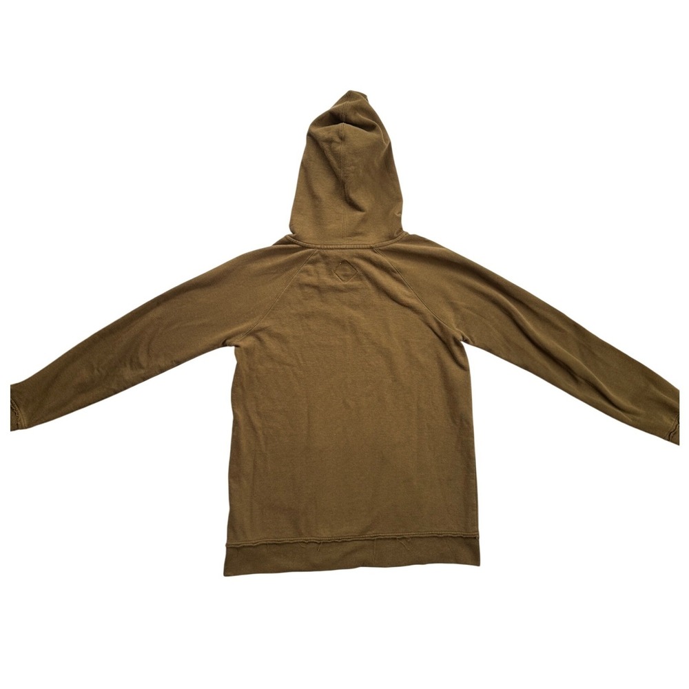 Volcom Graphic Hoodie Women Medium Olive Green Excellent Celestial Moon Pullover - Picture 3 of 12